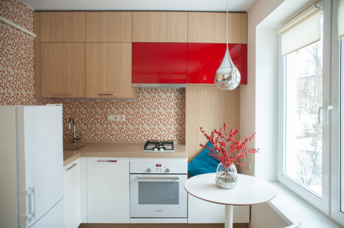 кухня площадью 6 квадратов в стиле минимализм
