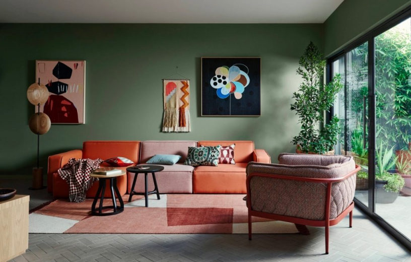 Как выбрать цвет стен в гостиной: 100 фото-идей
