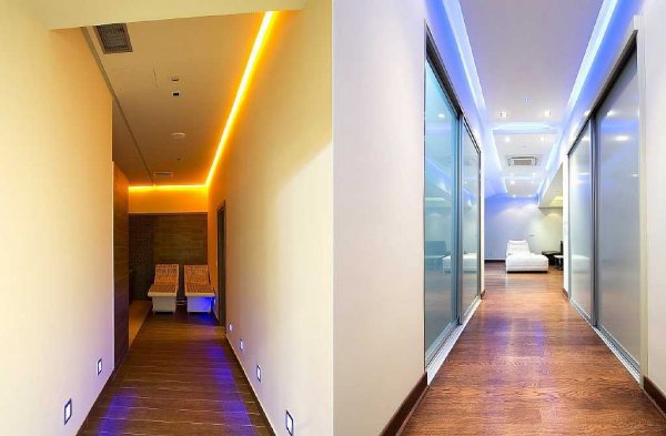 LED-освещение в коридоре