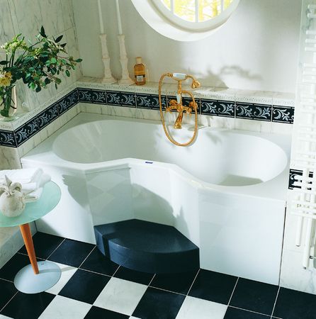 фото модного дизайна ванной комнаты